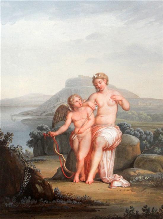 Michelangelo Maestri (1779–c.1812) Arianna E Bacco Vulcano e Pallade Giove e Antiope Teti; Nascita di Venere and Venere Ferita da Cupid